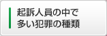 起訴人員の中で多い犯罪の種類