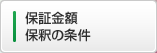 保証金額 保釈の条件